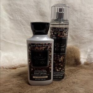 Bath & Body Works A Toast to You Body Lotion and Fragrance Mist Set
